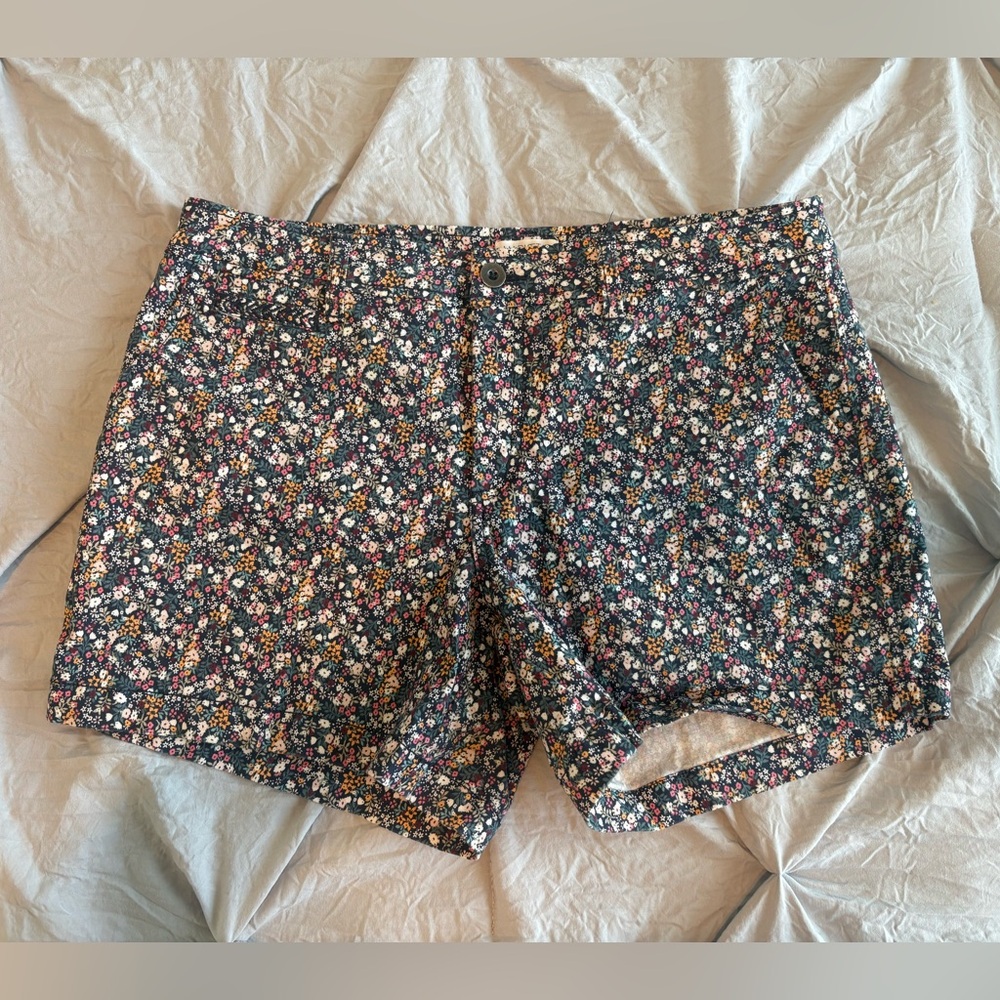 EUC Market & Spruce Floral Print Women's Shorts Size 10